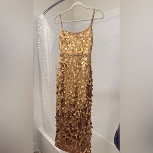 Hello Molly sequence maxi dress- size small. Worn once